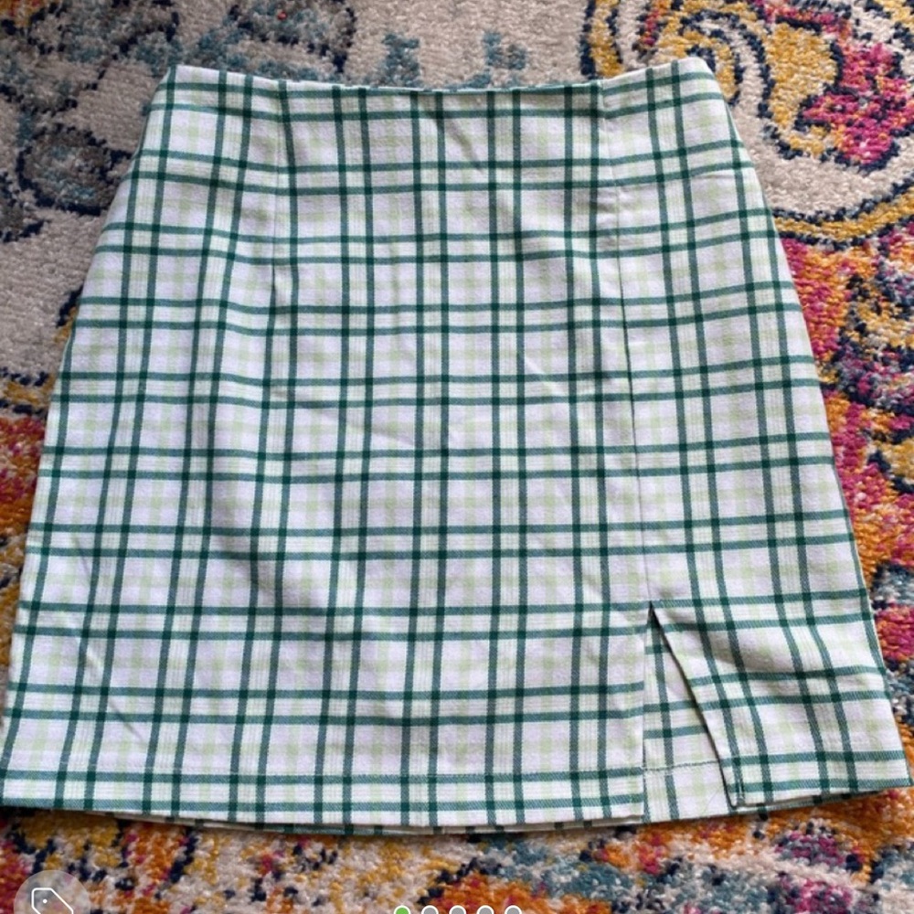 Plaid Mini Skirt
